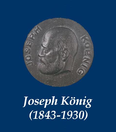 Joseph König - Münze Blau