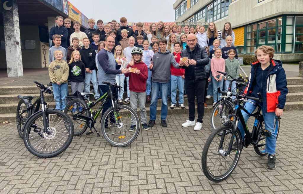 Schulinterne Sieger beim Stadtradeln 2024